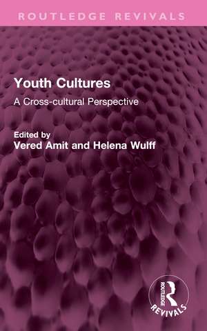 Youth Cultures: A Cross-cultural Perspective de Vered Amit