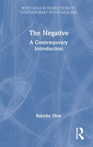 The Negative: A Contemporary Introduction de Rakefet Efrat Holzer
