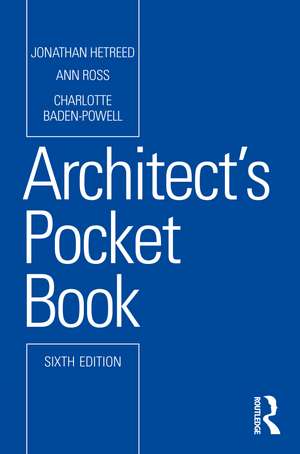 Architect's Pocket Book de Jonathan Hetreed