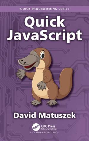 Quick JavaScript de David Matuszek