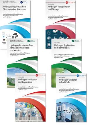 Handbook of Hydrogen Production and Applications, Six-Volume Set de Mohammad Reza Rahimpour