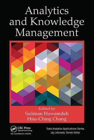 Analytics and Knowledge Management de Suliman Hawamdeh