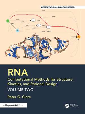 RNA: Computational Methods for Structure, Kinetics, and Rational Design: Volume Two de Peter G. Clote