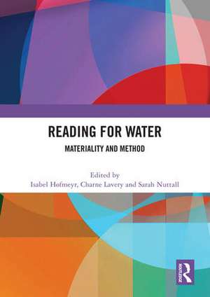 Reading for Water de Isabel Hofmeyr