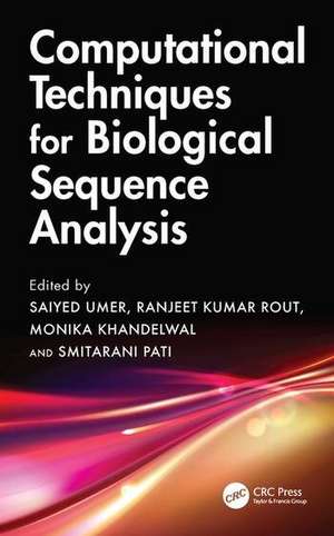 Computational Techniques for Biological Sequence Analysis de Monika Khanderlwal