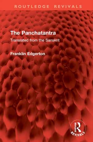 The Panchatantra: Translated from the Sanskrit de Franklin Edgerton