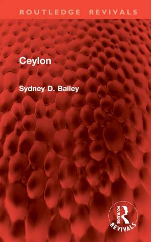 Ceylon de Sydney D. Bailey