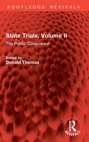 State Trials, Volume II de Donald Thomas