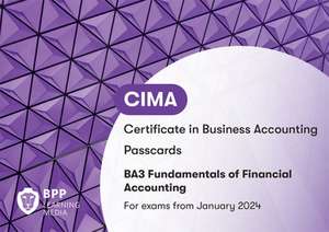 CIMA BA3 Fundamentals of Financial Accounting de BPP Learning Media