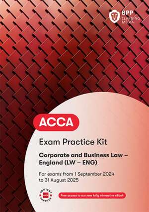 ACCA Corporate and Business Law (English) de Bpp Learning Media