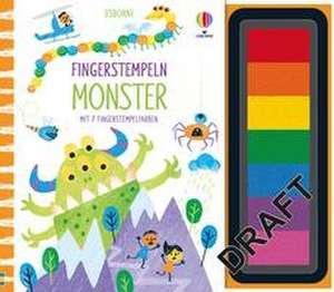 Fingerstempeln: Monster de Fiona Watt