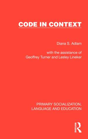 Code in Context de Diana S. Adlam