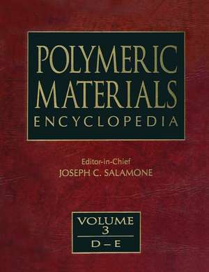 Polymeric Materials Encyclopedia, Twelve Volume Set de Joseph C. Salamone