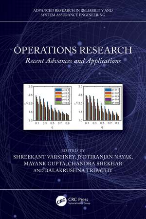 Operations Research: Recent Advances and Applications de Shreekant Varshney