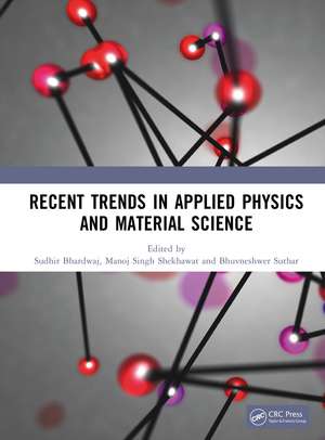 Recent Trends in Applied Physics and Material Science de Sudhir Bhardwaj
