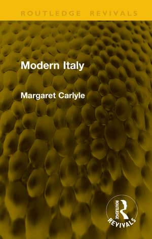 Modern Italy de Margaret Carlyle