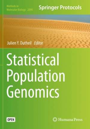 Statistical Population Genomics de Julien Y. Dutheil