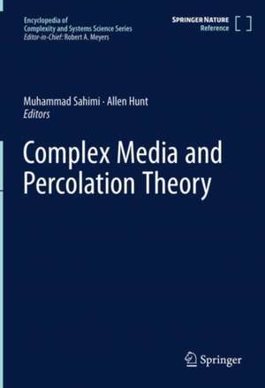 Complex Media and Percolation Theory de Muhammad Sahimi