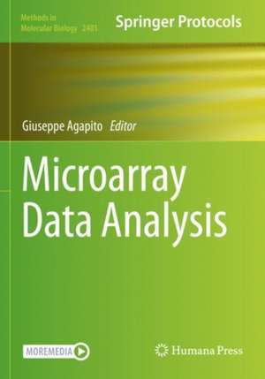 Microarray Data Analysis de Giuseppe Agapito