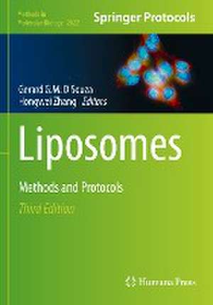 Liposomes: Methods and Protocols de Gerard G.M. D'Souza