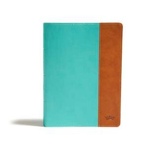 CSB Tony Evans Study Bible, Teal/Earth Leathertouch, Indexed de Tony Evans