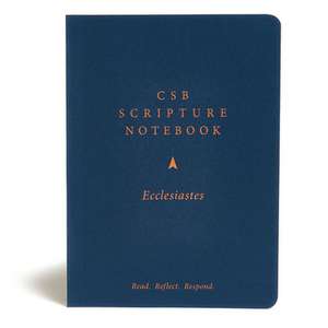 CSB Scripture Notebook, Ecclesiastes de Csb Bibles By Holman