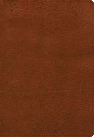 NASB Super Giant Print Reference Bible, Burnt Sienna Leathertouch, Indexed de Holman Bible Publishers