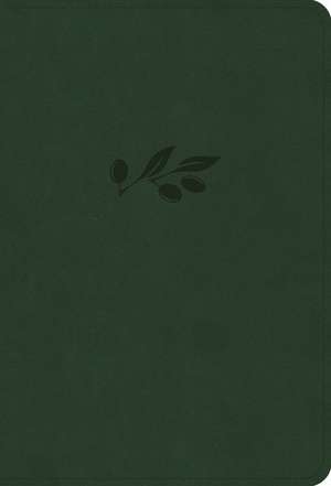 NASB Large Print Compact Reference Bible, Olive Leathertouch de Holman Bible Publishers