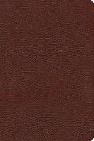 CSB Large Print Thinline Bible, Brown Bonded Leather de Csb Bibles By Holman