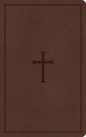 KJV Thinline Reference Bible, Brown Leathertouch de Holman Bible Publishers