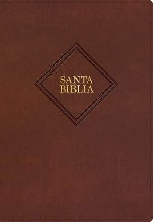 Rvr 1960 Biblia Letra Supergigante, Marrón Piel Fabricada Con Índice (Edición 2023) de B&h Español Editorial