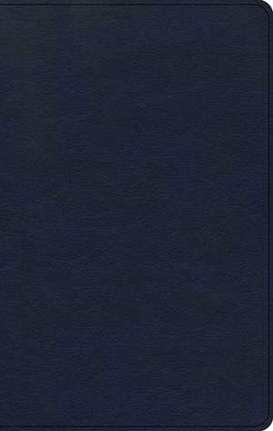 CSB Single-Column Personal Size Bible, Navy Leathertouch de Csb Bibles By Holman