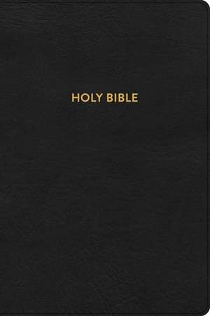 KJV Rainbow Study Bible, Black Leathertouch de Holman Bible Publishers