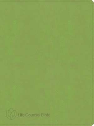 CSB Life Counsel Bible, Apple Green Leathertouch de New Growth Press