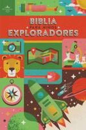 Rvr 1960 Biblia Para Niños Exploradores, Multicolor Tapa Dura de B&h Español Editorial