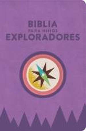 Rvr 1960 Biblia Para Niños Exploradores, Lavanda Compás Símil Piel de B&h Español Editorial