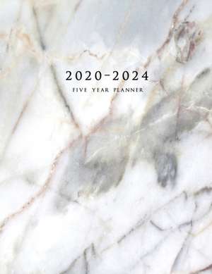 2020-2024 Five Year Planner: Large 60-Month Schedule Organizer with Marble Cover (Volume 3) de Edward Planners