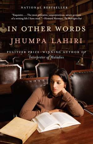 In Other Words de Jhumpa Lahiri