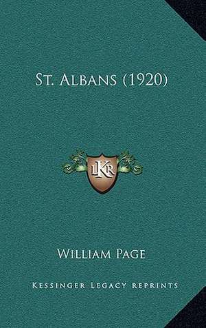 St. Albans (1920) de William Page