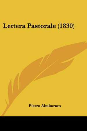 Lettera Pastorale (1830) de Pietro Abukaram