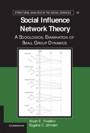 Social Influence Network Theory: A Sociological Examination of Small Group Dynamics de Noah E. Friedkin