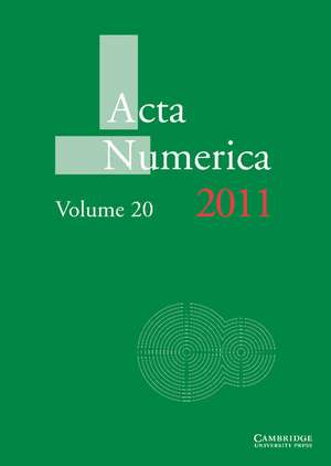 Acta Numerica 2011: Volume 20 de Arieh Iserles