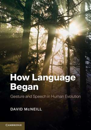 How Language Began: Gesture and Speech in Human Evolution de David McNeill