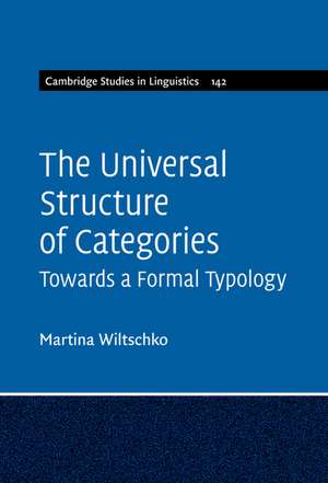 The Universal Structure of Categories de Martina Wiltschko