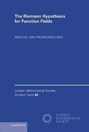 The Riemann Hypothesis for Function Fields: Frobenius Flow and Shift Operators de Machiel van Frankenhuijsen