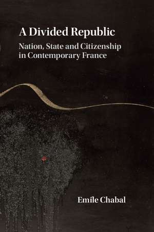 A Divided Republic: Nation, State and Citizenship in Contemporary France de Emile Chabal
