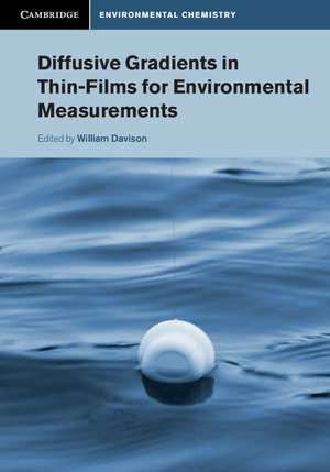 Diffusive Gradients in Thin-Films for Environmental Measurements de William Davison