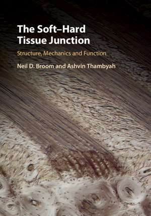 The Soft–Hard Tissue Junction: Structure, Mechanics and Function de Neil D. Broom