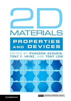 2D Materials: Properties and Devices de Phaedon Avouris