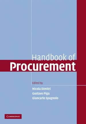 Handbook of Procurement de Nicola Dimitri